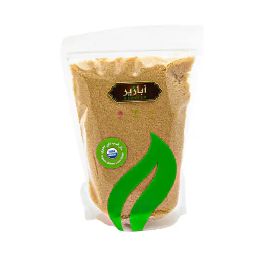 Organic brown cane sugar, Abazir, 1 kg