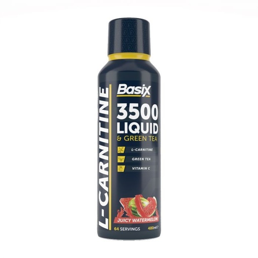 Basix, L-Carnitine, 3500 Liquid & G.Tea, Blue Raspberry-480 ml