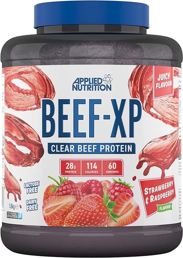 APPLIED NUTRITION-BEEF XP-4LB-STRAWBERRY & RASPBERRY