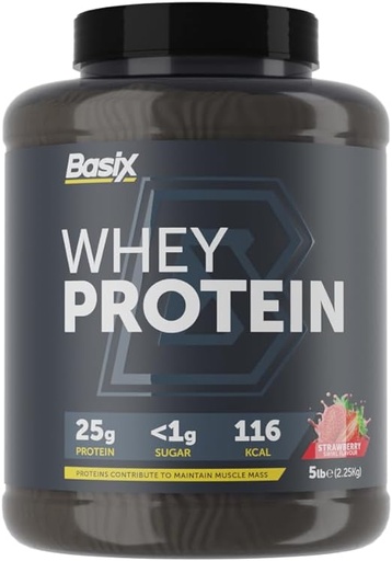 BASIX - WHEY PROTEIN 5LB - STRAWBERRY