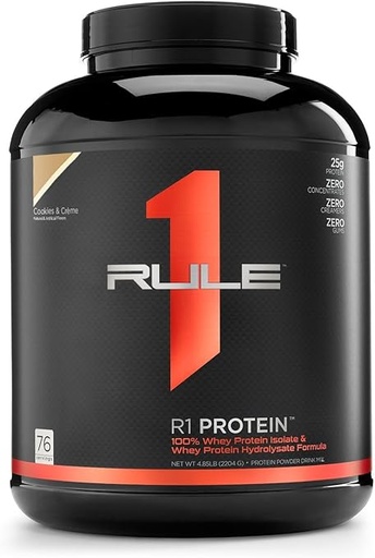 R1 PROTEIN 76 SERV COOKIES AND CREAM 5 LB