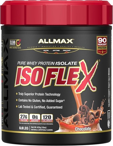 ALLMAX - ISO FLEX - 1 LB Flavor: CHOCOLATE