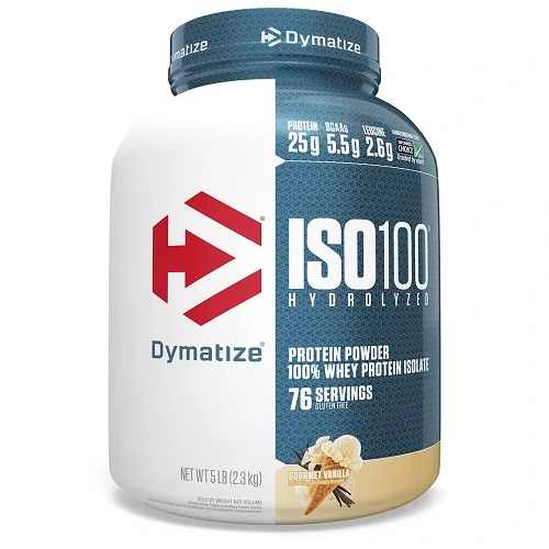 ديماتيز أيزو 100 بروتين 5 باوند Dymatize ISO 100 Isolated protein Gourmet Vanilla