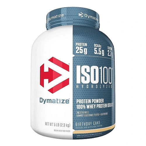 Dymatize ISO 100 Isolated protein Christmas cake