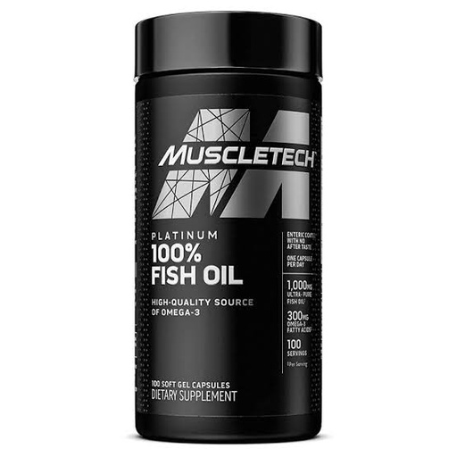 MuscleTech Platinum 100% Fish Oil – Perfect Source of Omega-3