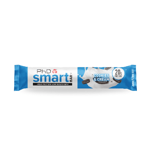 PhD Smart Protein Bar High Protein, Low Sugar, Cookies And Cream